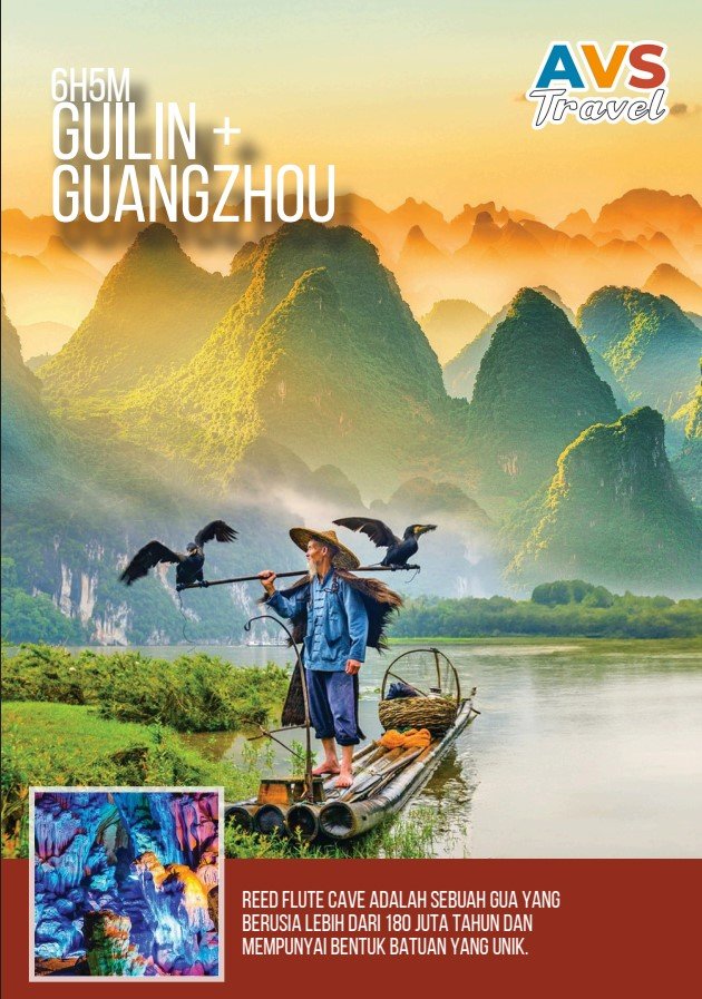 6D5N Guilin + Guangzhou
